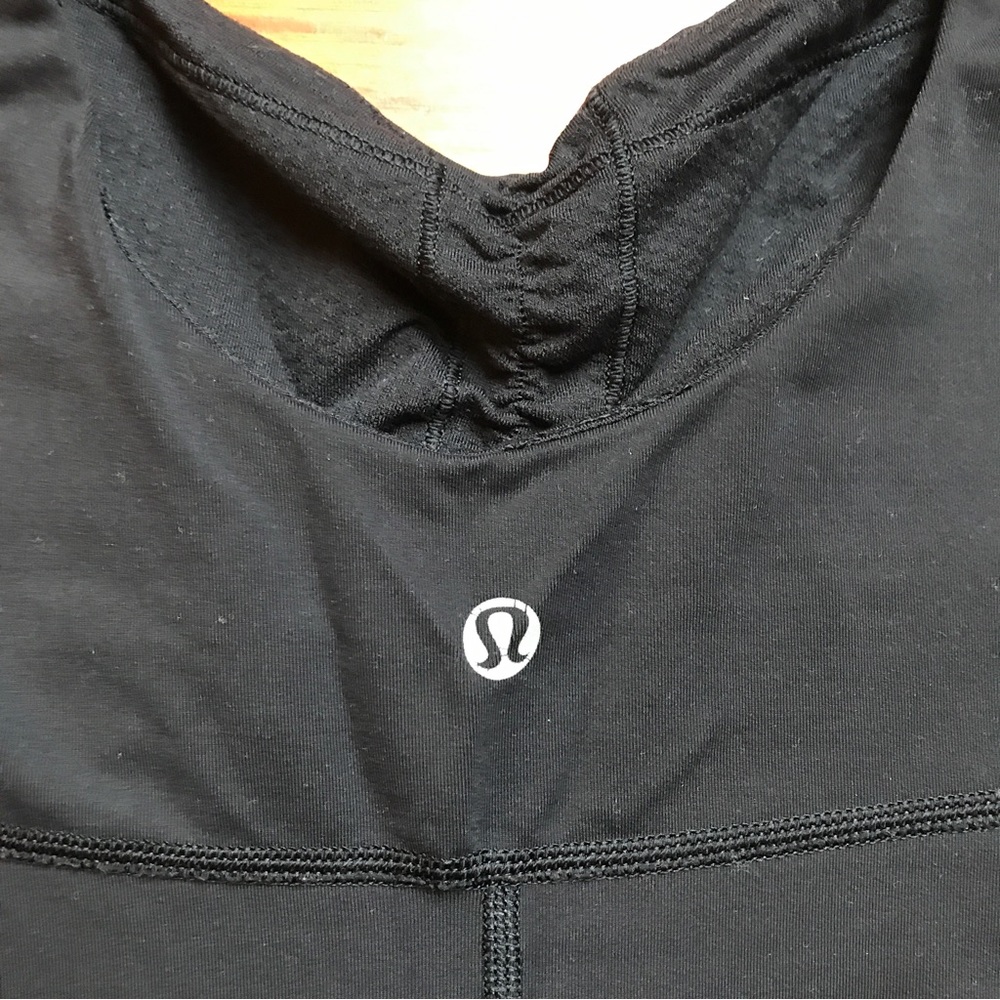 Lululemon Black Crossback Tank Top, EUC, 8 - Picture 7 of 13
